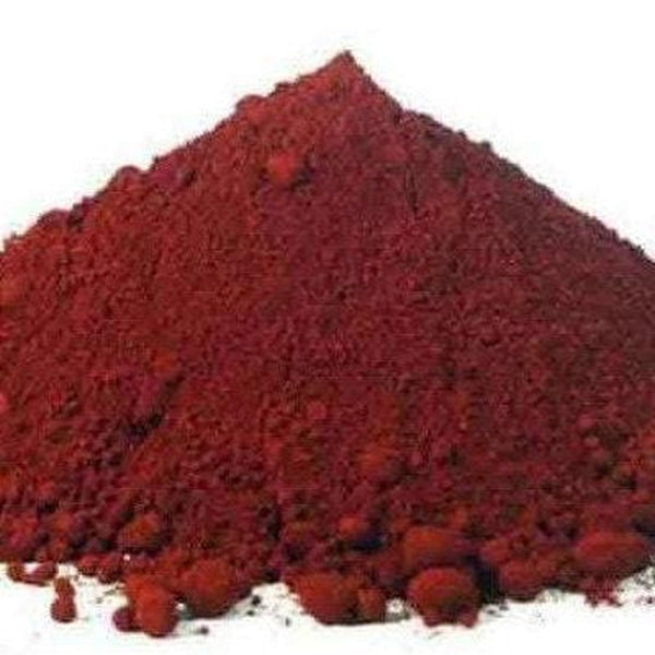 Natural Red Iron Oxide Pigment Dye Fe2O3, Size: 4oz