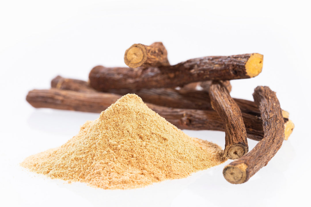 Licorice powder and roots - Glycyrrhiza glabra