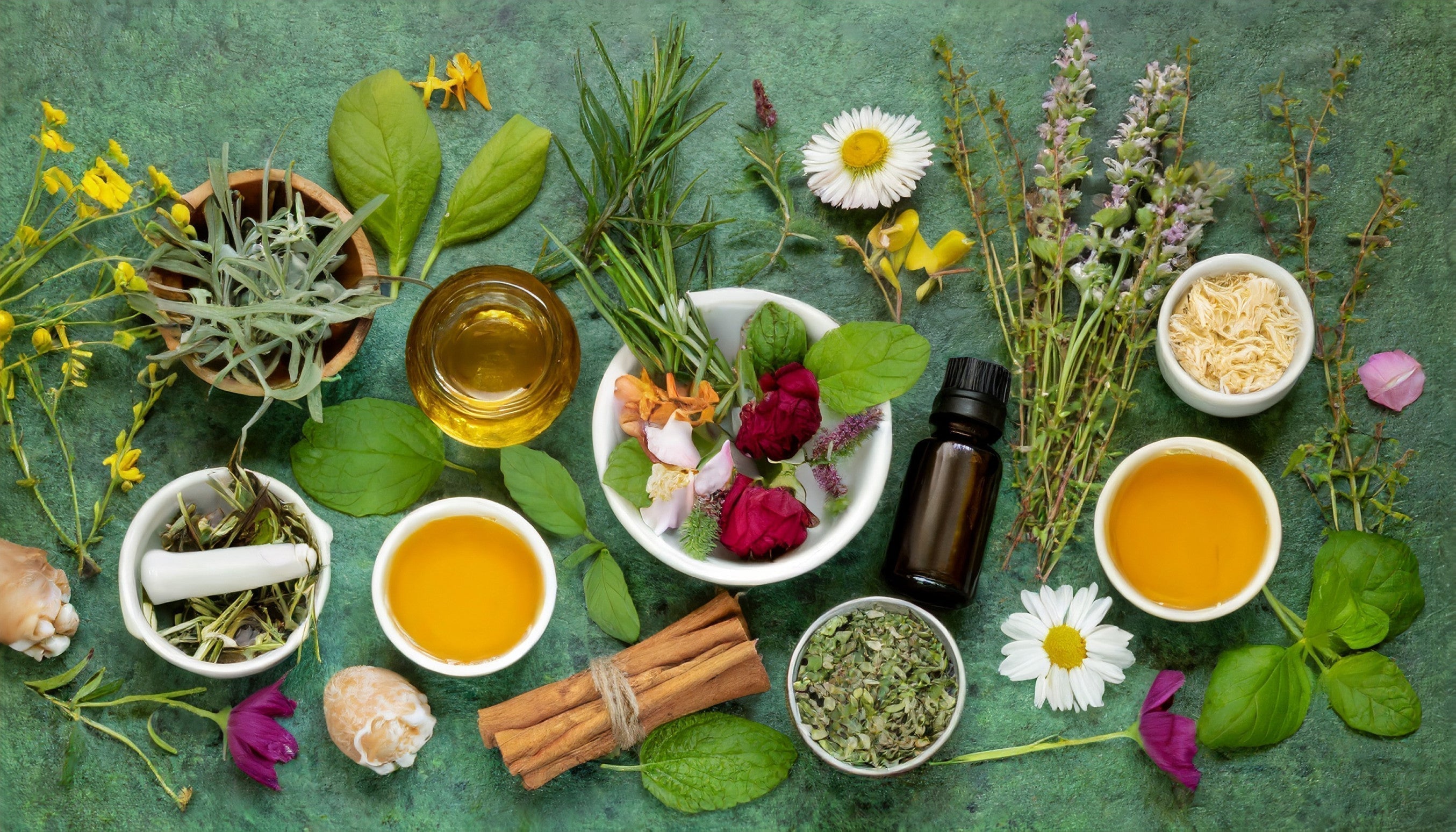 botanical blends herbs essencial oils for natural skincare