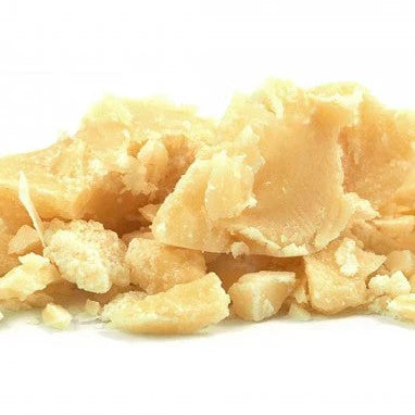 Close up of Tucuma butter on white background