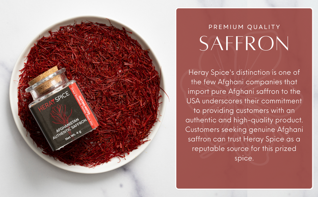 Heray Spice - 1 Oz (28.5gr) Heray Saffron, Afghani Superior Negin Quality