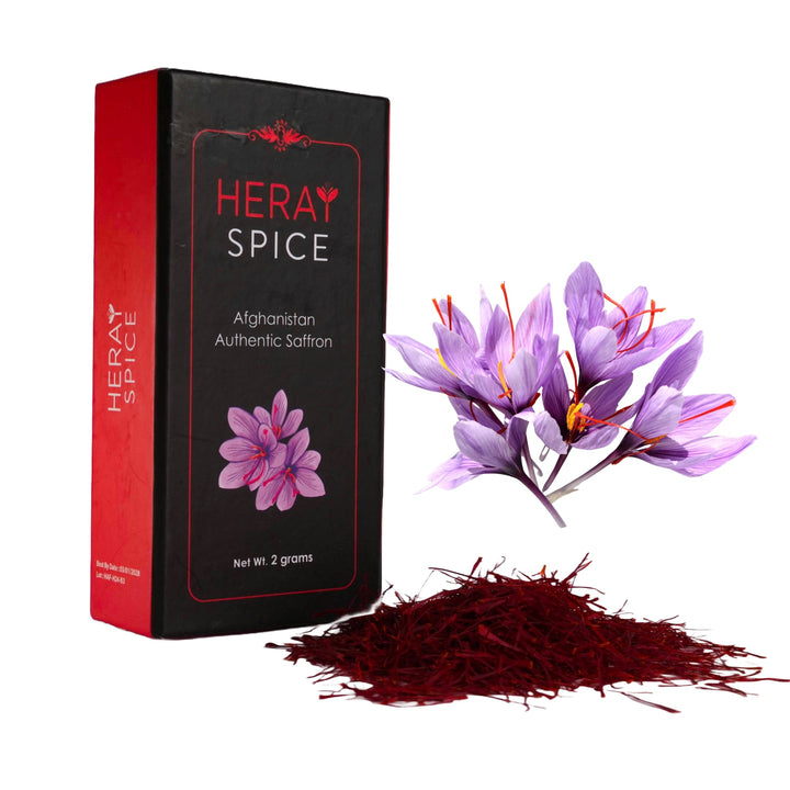 Heray Spice - 2 Grams (0.07 Oz) Heray Saffron, Afghani Superior Negin Quality