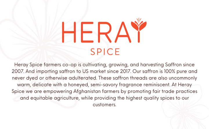 Heray Spice - 4 Grams (0.14 Oz) Heray Saffron, Afghani Pushal Grade A
