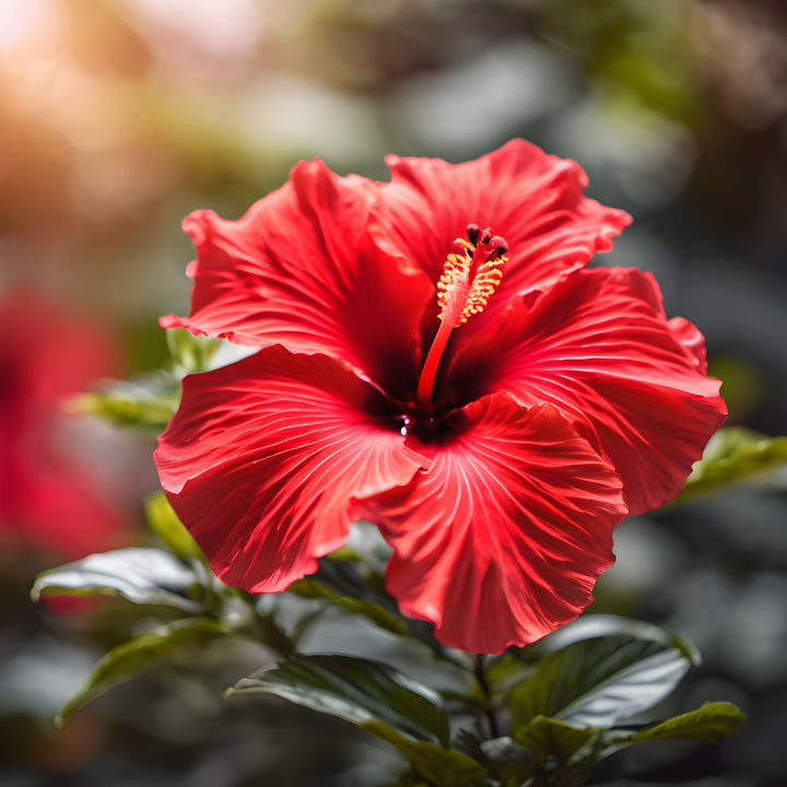 Hibiscus Red Flower Powder