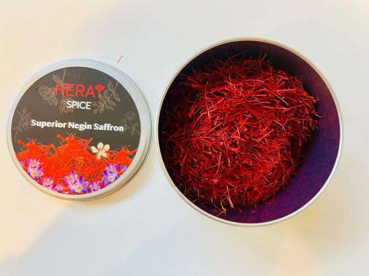 Heray Spice - 1 Oz (28.5gr) Heray Saffron, Afghani Superior Negin Quality