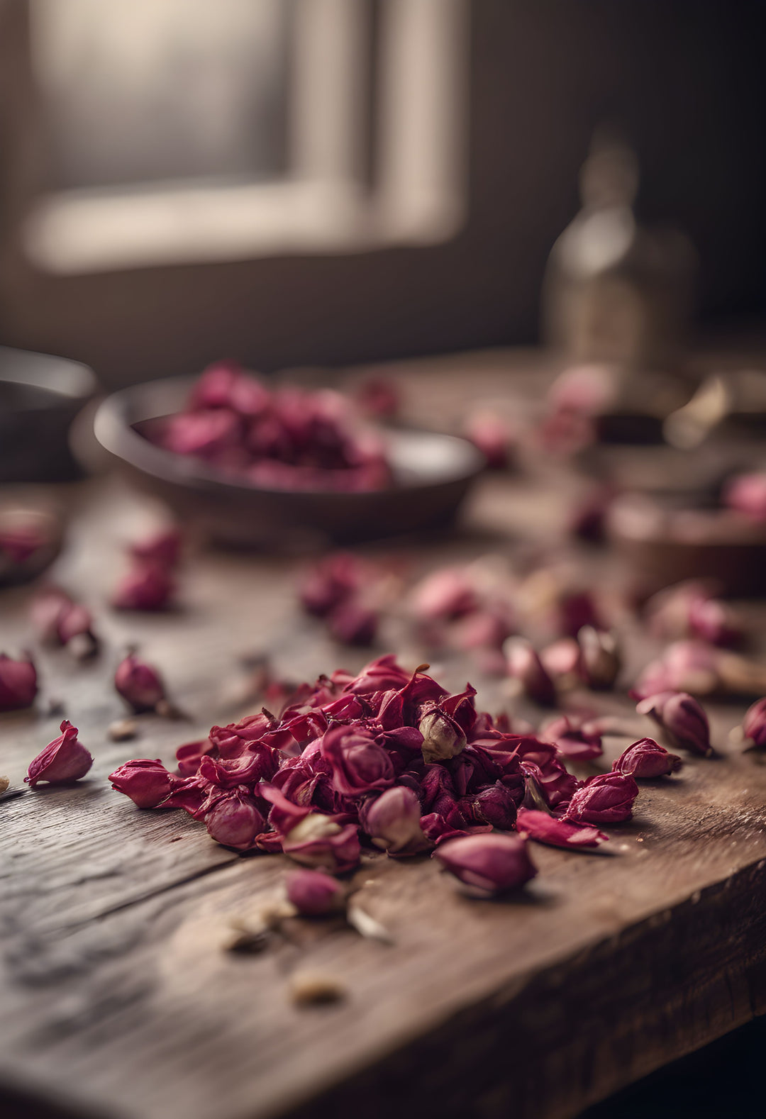 Pink Rose Petals - Whole