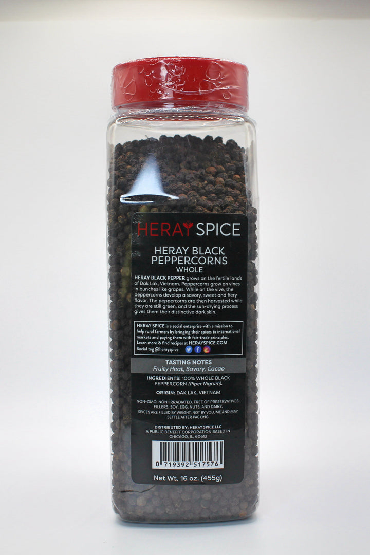 Heray Spice - Whole Black Peppercorns 2 Oz (55 grams)