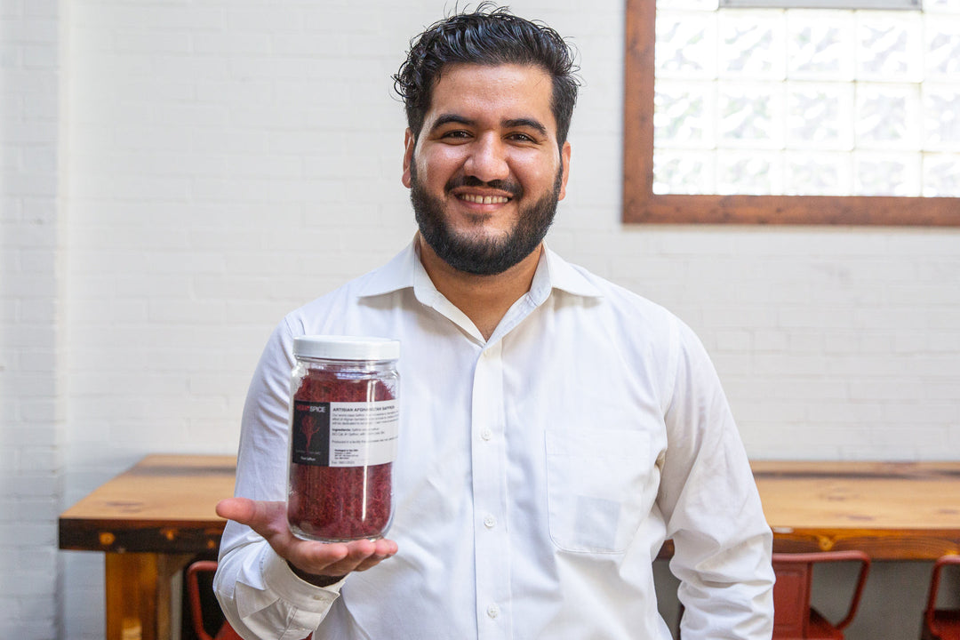 Heray Spice - 100 Grams (3.5 Oz) Heray Saffron Powder, Afghani Superior Negin Quality