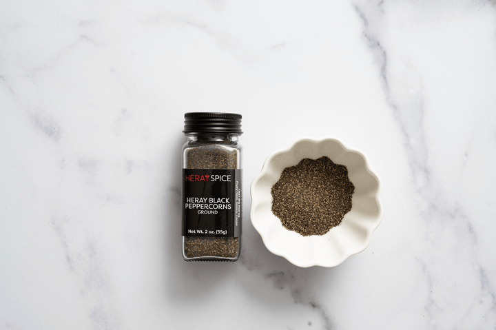Heray Spice - Ground Black Peppercorn 2 Oz (55 grams)